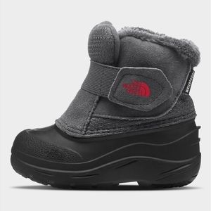 Toddler North Face Alpenglow II Boots waterproof snow boots size 9 black/grey